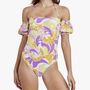 BCBGegeneration on piece swim with tummy control size large